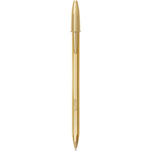 Stylo à bille Bic Cristal Doré