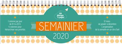 Semainier spirales 2020
