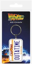 Porte-clés Back To The Future License Plate Gomme