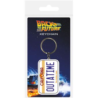 Porte-clés Back To The Future License Plate Gomme