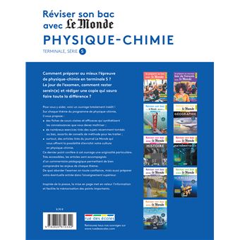 Réviser son bac avec le monde 2020 physique-chimie