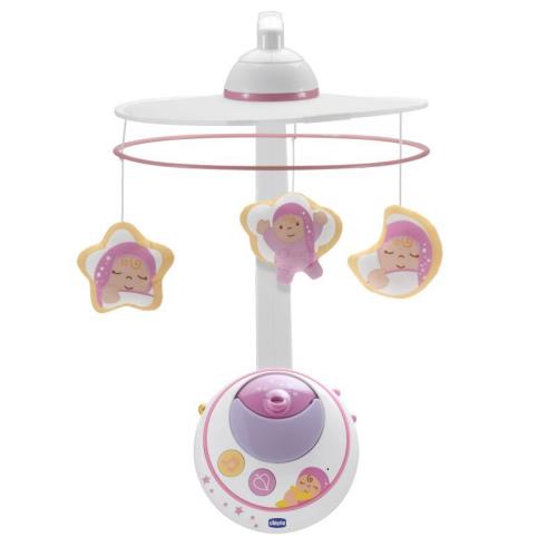 Mobile Double Projection Chicco Rose First Dreams