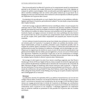 Ocytocine : entre mythe et réalité