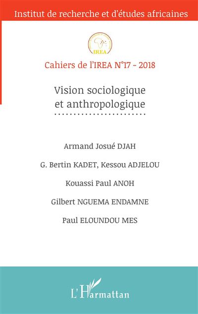 Cah.de l'irea,17:vision sociologique et anthropologique
