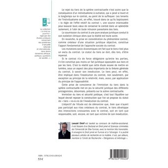 Le tiers et l'inexécution du contrat