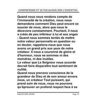 Comprendre et se focaliser sur l'essentiel