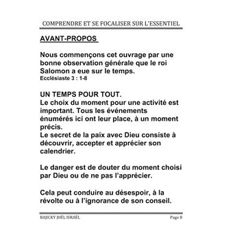 Comprendre et se focaliser sur l'essentiel