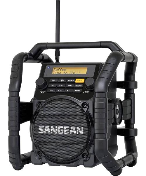 Radio de chantier avec Bluetooth Sangean U5 DBT Ultra Rugged Noir