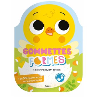 Gommettes formes - l'aventure de petit poussin