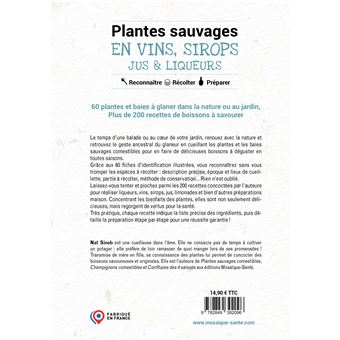 Plantes sauvages en vins, sirops, jus & liqueurs