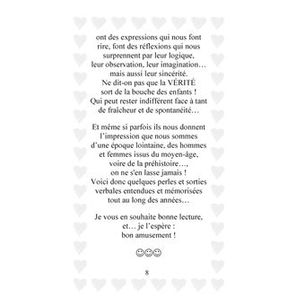Recueil de mots & perles d'enfants.