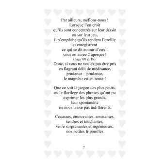 Recueil de mots & perles d'enfants.