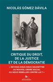 Critique du droit, de la justice et de la démocratie