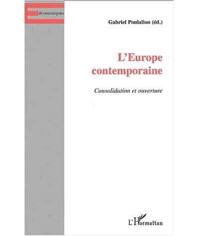 L'europe contemporaine - Gabriel Poulalion - broché