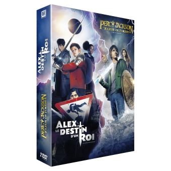 Coffret Alex, le destin d'un Roi et Percy Jackson : Le Voleur de Foudre DVD