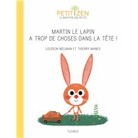 Martin le lapin a trop de choses dans la tête