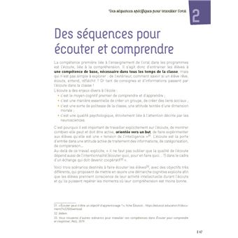 Enseigner l'oral au cycle 2 + Ressources numériques