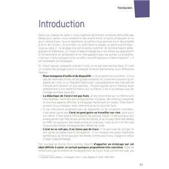 Enseigner l'oral au cycle 2 + Ressources numériques