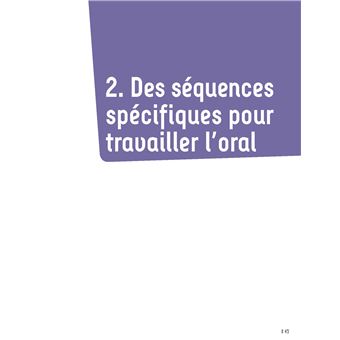 Enseigner l'oral au cycle 2 + Ressources numériques