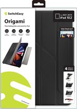 Etui folio Switcheasy Origami pour Ipad 10.2' 2021/20/19 Noir