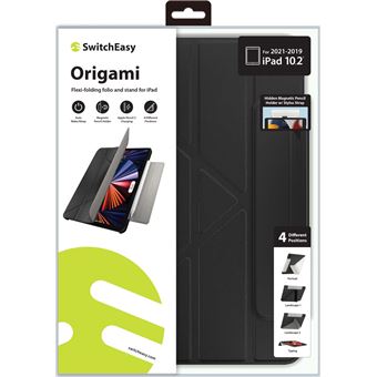 Etui folio Switcheasy Origami pour Ipad 10.2' 2021/20/19 Noir