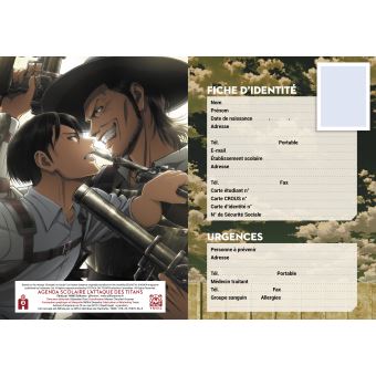 Agenda L'Attaque des Titans 2019-2020