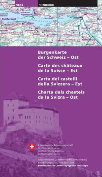 Carte des châteaux Est