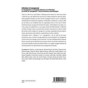 Littérature et management