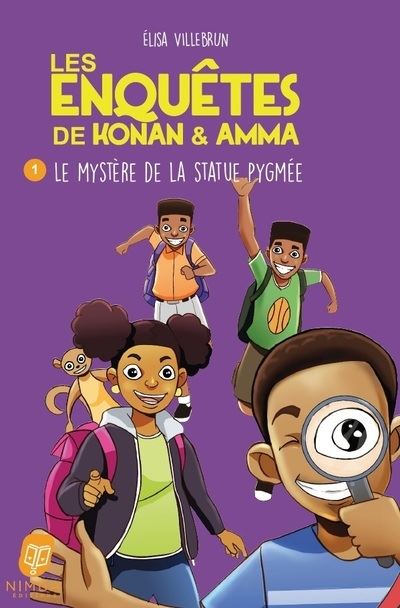 Les enquêtes de Konan & Amma - Le mystère de la statue pygmée - Elisa Villebrun - broché