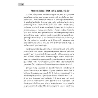 La formule SUBSTANCE maitrisez l'art d'élever des enfants heureux, en bonne santé et remplis de succès