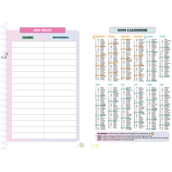 Agendas scolaires : Love Chat