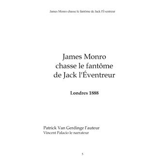 James Monro chasse le fantôme de Jack l'Éventreur