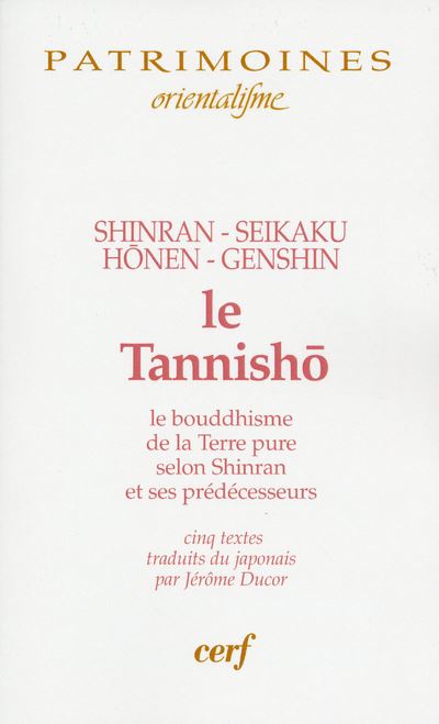 Le Tannisho -  Shinran - broché