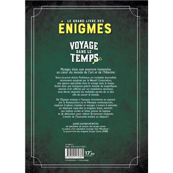 Le grand livre Escape Game - Voyage dans le temps