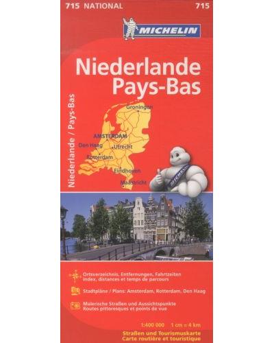 715 pays bas 2012 1:400 000 -  Inconnus - broché