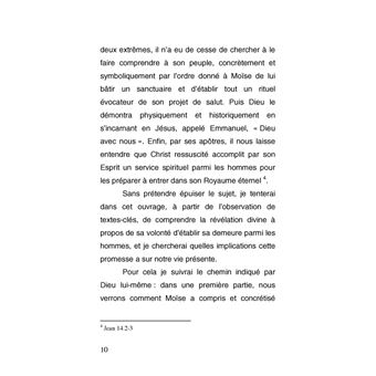 J'habiterai au milieu de vous