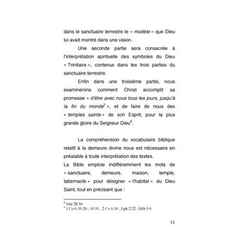 J'habiterai au milieu de vous
