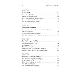 La Genèse de l'Occident - Chroniques des premières civilisations européennes