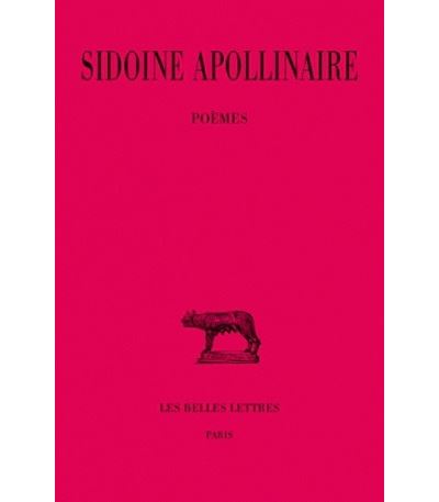 Tome I : Poèmes - Sidoine Apollinaire - relié