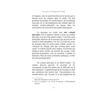 La musique et le développement de l'enfant