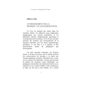 La musique et le développement de l'enfant