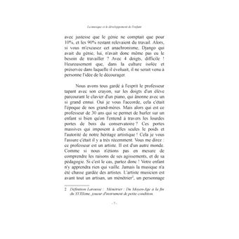 La musique et le développement de l'enfant