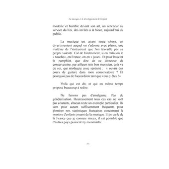 La musique et le développement de l'enfant