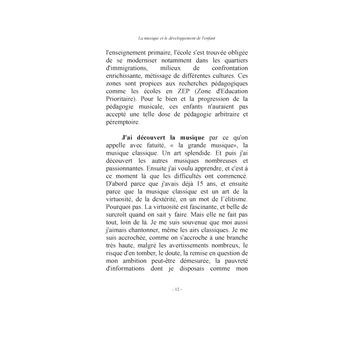 La musique et le développement de l'enfant