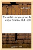 Manuel des synonymes de la langue française
