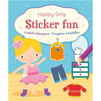 Happy Girls Sticker fun - Poupées à habiller