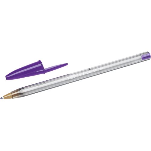 Stylo à bille Bic Cristal Fun Violet
