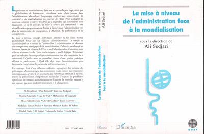 La mise a niveau de l'administration face a la mondialisatio