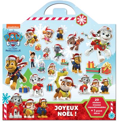 Pat' Patrouille - Avec plus de 20 stickers en mousse repositionnables :  Sauvetage de Noël !