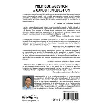 Politique et gestion du cancer en question